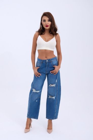 7086 KOT PANTOLON-MAVİ resmi